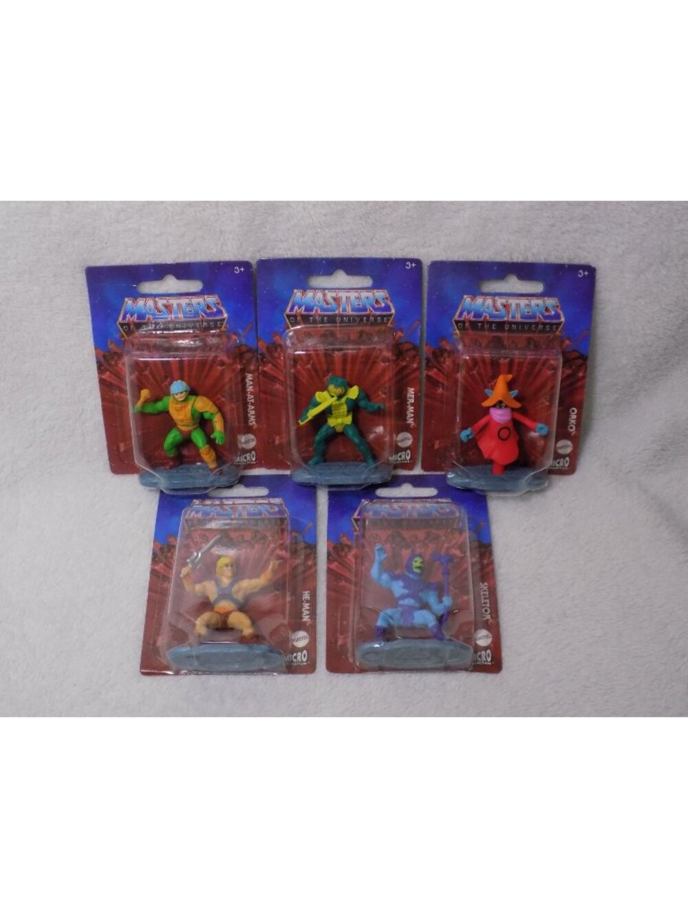Mattel Masters of the Universe Micro Collection 2" Figurines - Lot of 5